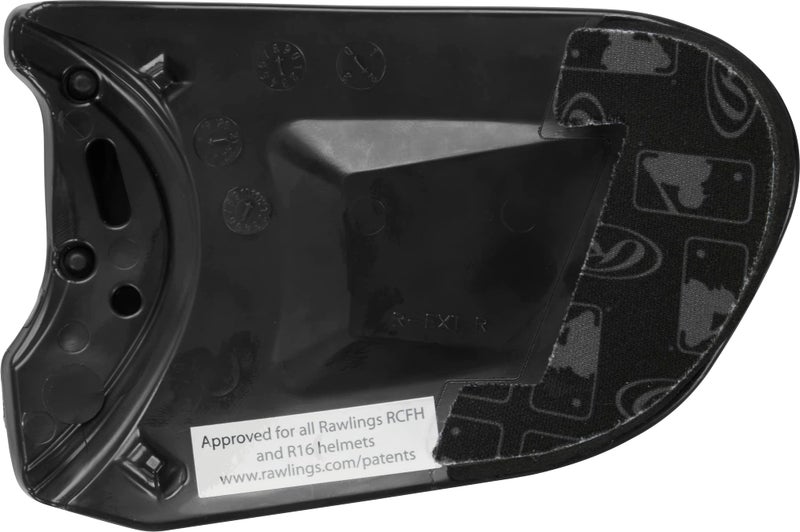 Rawlings رولينغز | واقي وجه خوذة الضرب R-EXT COOLFLO | يناسب جميع طرازات خوذة COOLFLO (RCFH) | للضاربين باليد اليمنى | أسود - Image 2